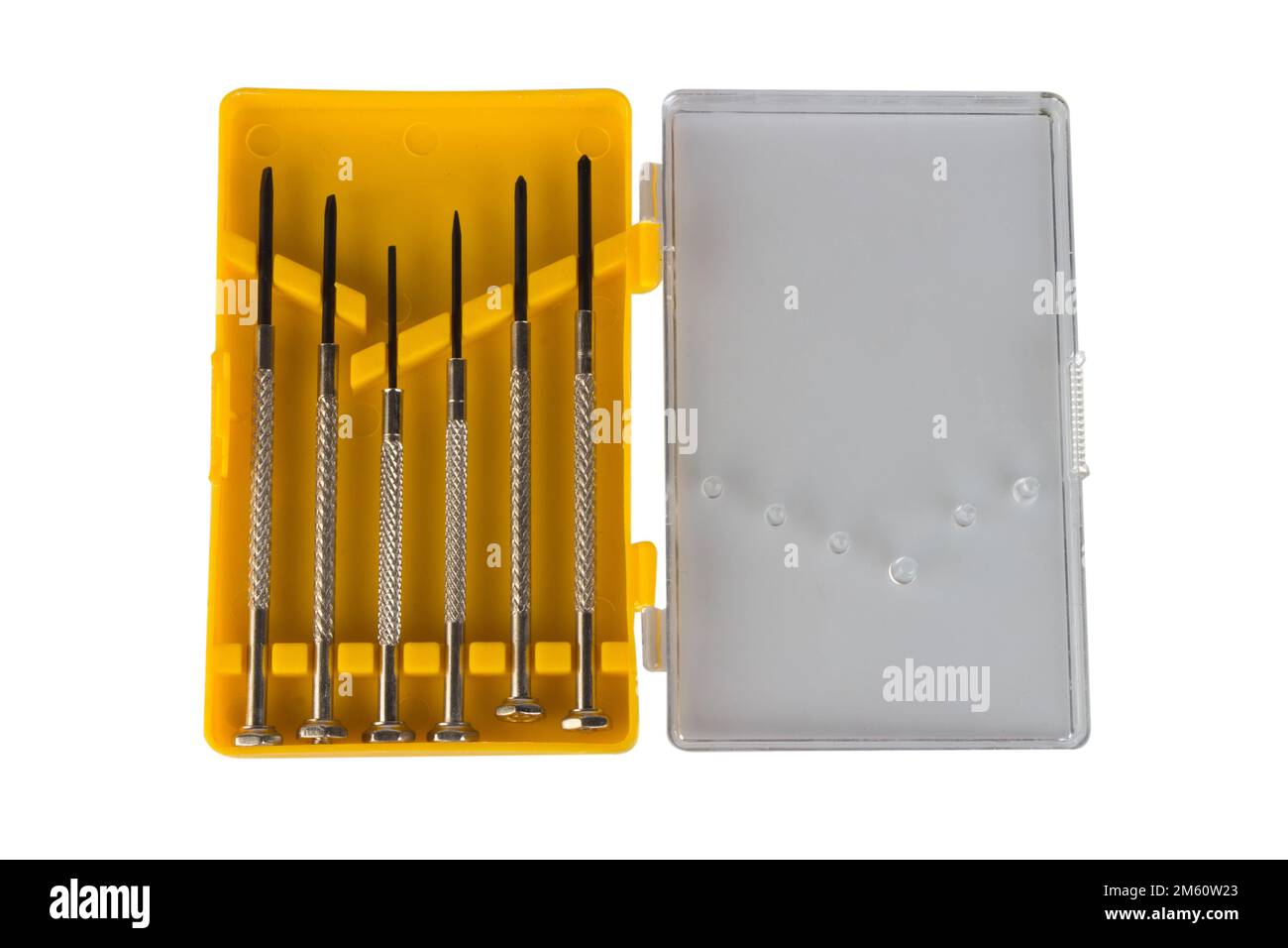 screwdriver small isolated on white background. Stock Photo