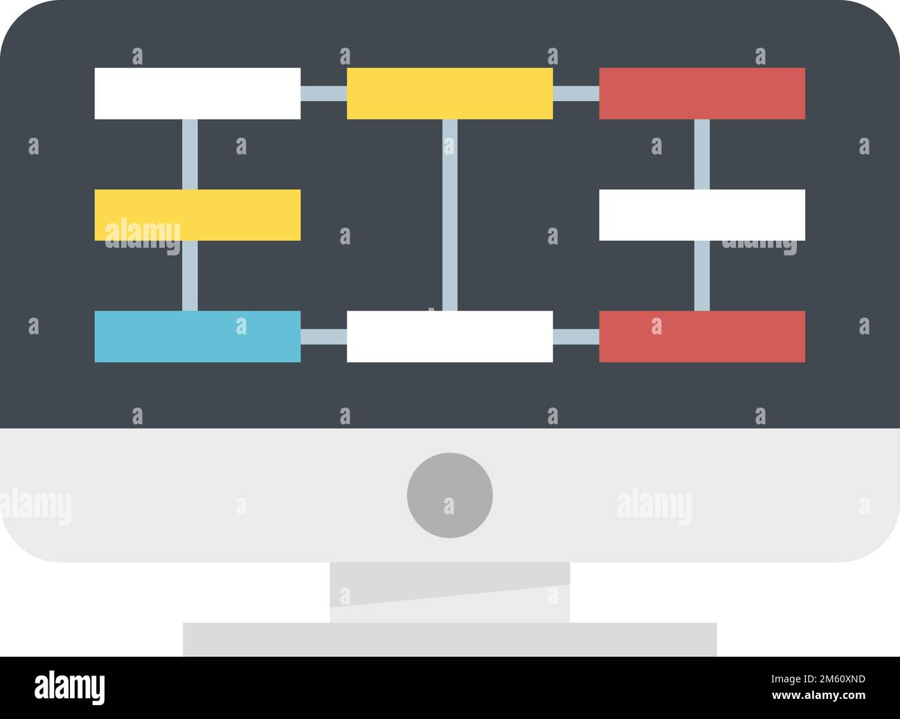 Kid home programming icon flat vector. Virtual teacher class. Video ...