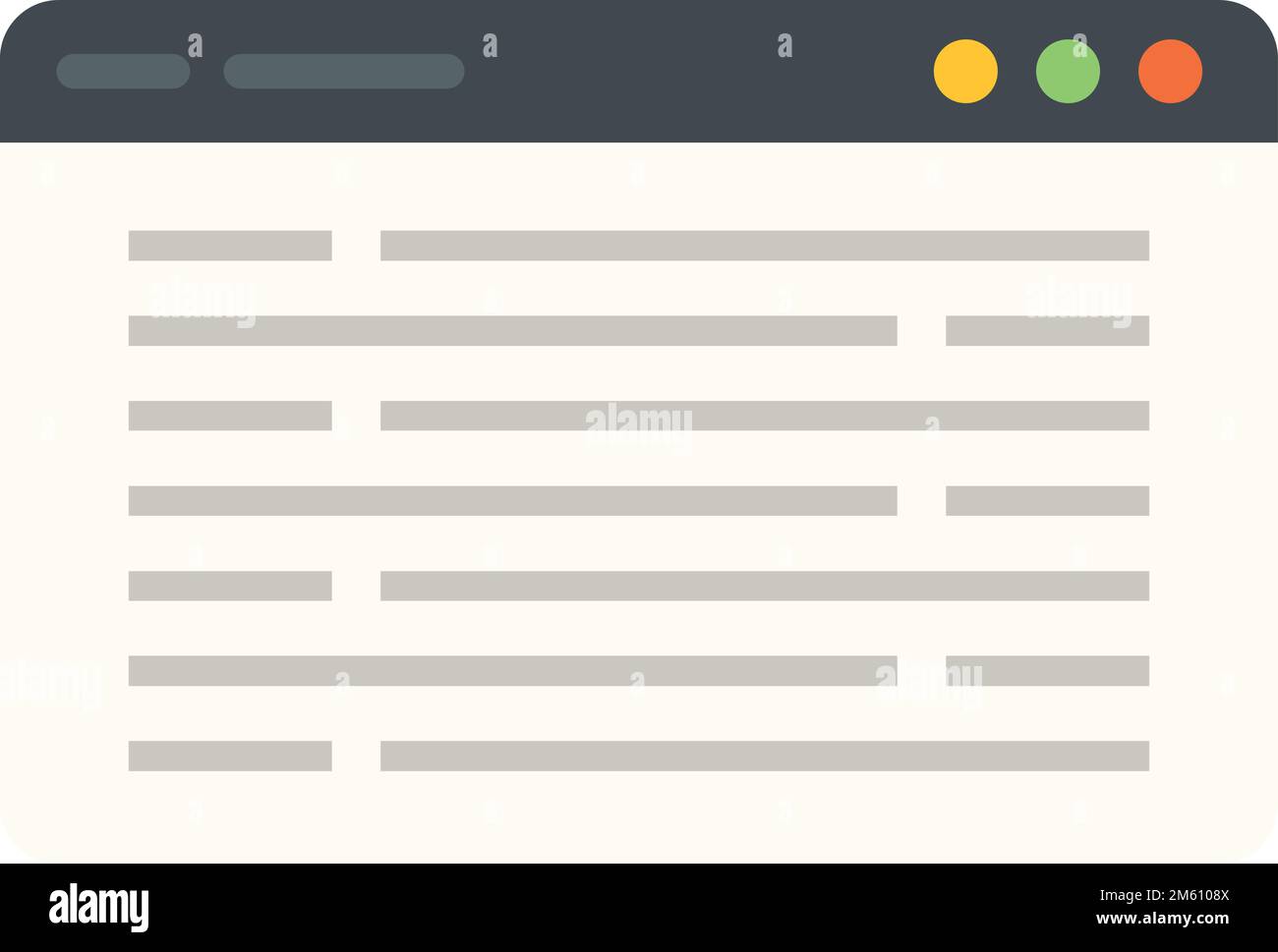 Programming web page icon flat vector. Website design. Mobile ui ...