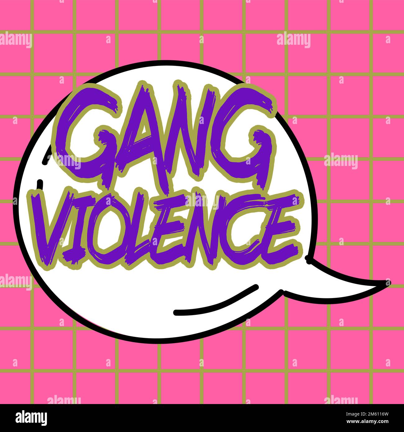 Writing displaying text Gang Violence. Business idea infringement of ...