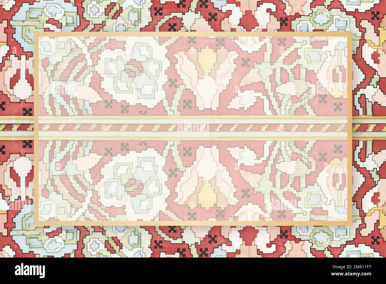 Floral ornamental frame vector vintage Stock Vector Image & Art - Alamy