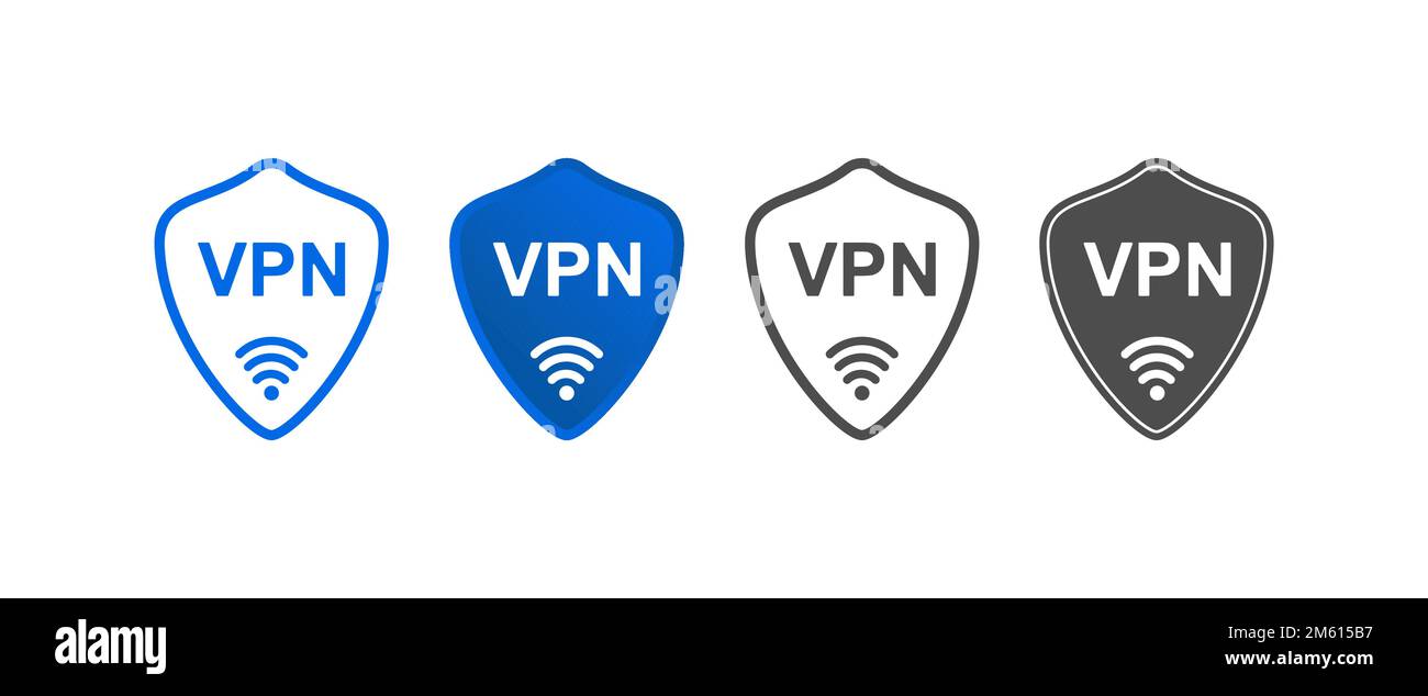VPN icon. Virtual Private Network icon set. Template for websites