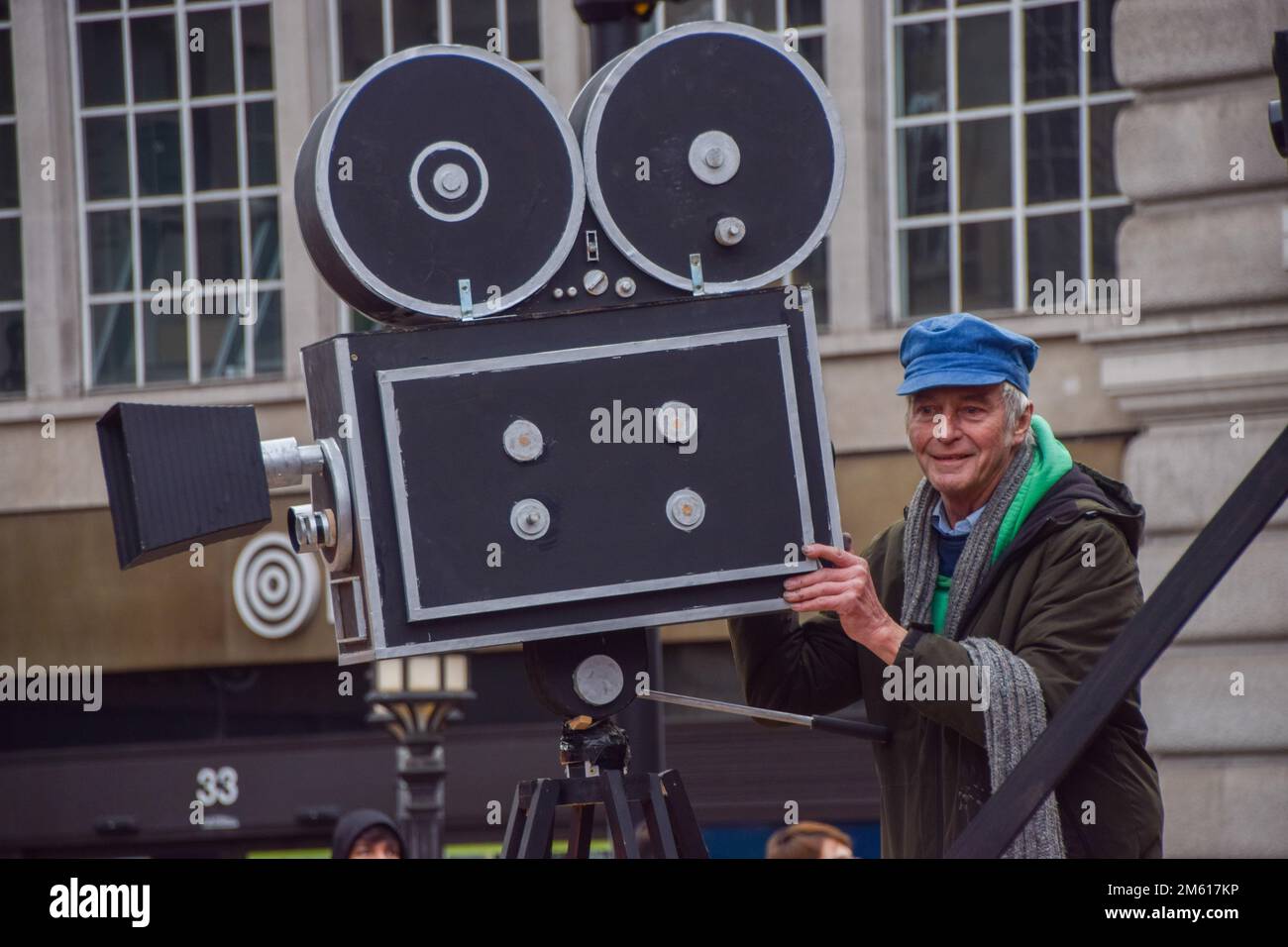 London, England, UK. 1st Jan, 2023. A participant on a Kodak Film