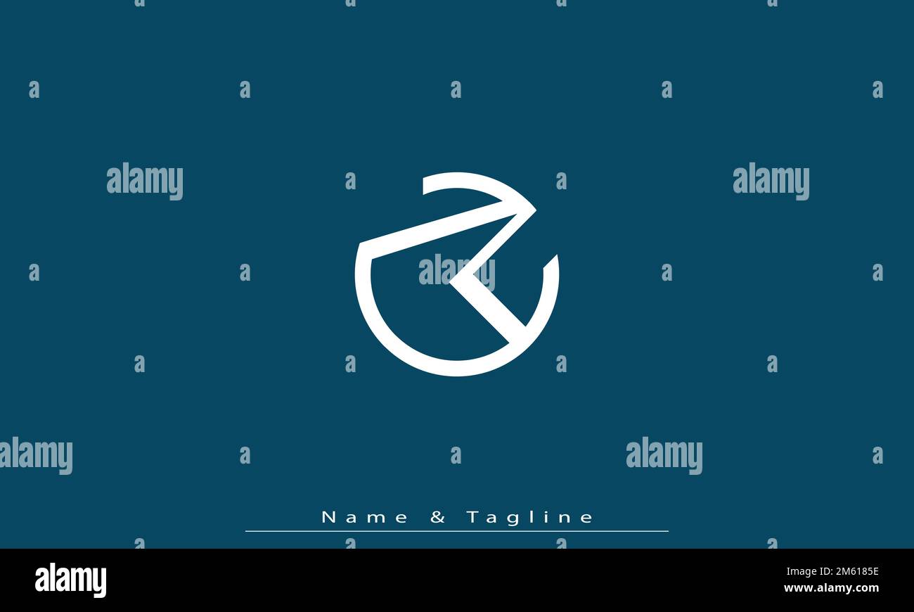Alphabet letters Initials Monogram logo NY , YN Stock Vector