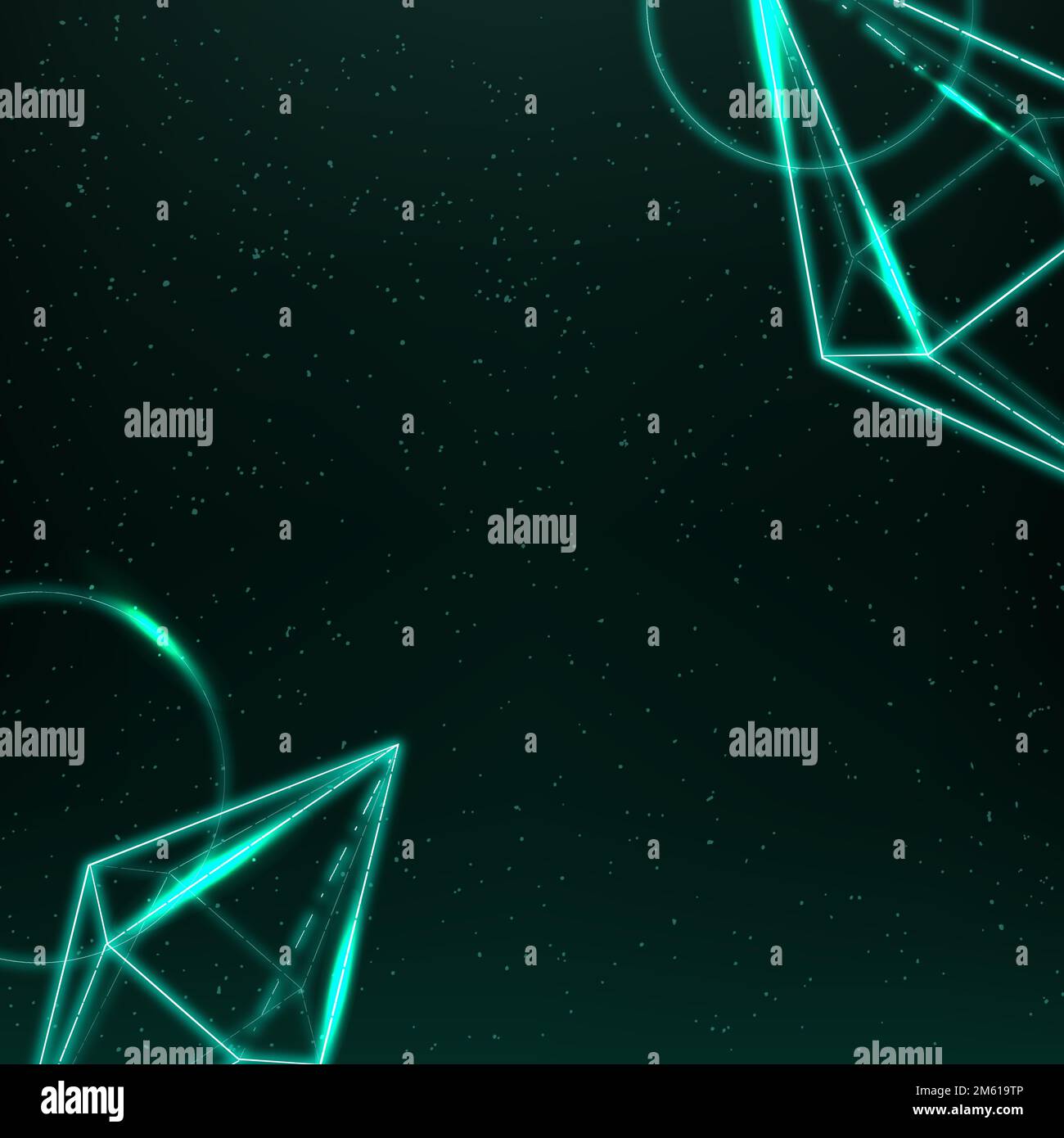 Geometric neon hexagonal bipyramid background vector Stock Vector Image ...