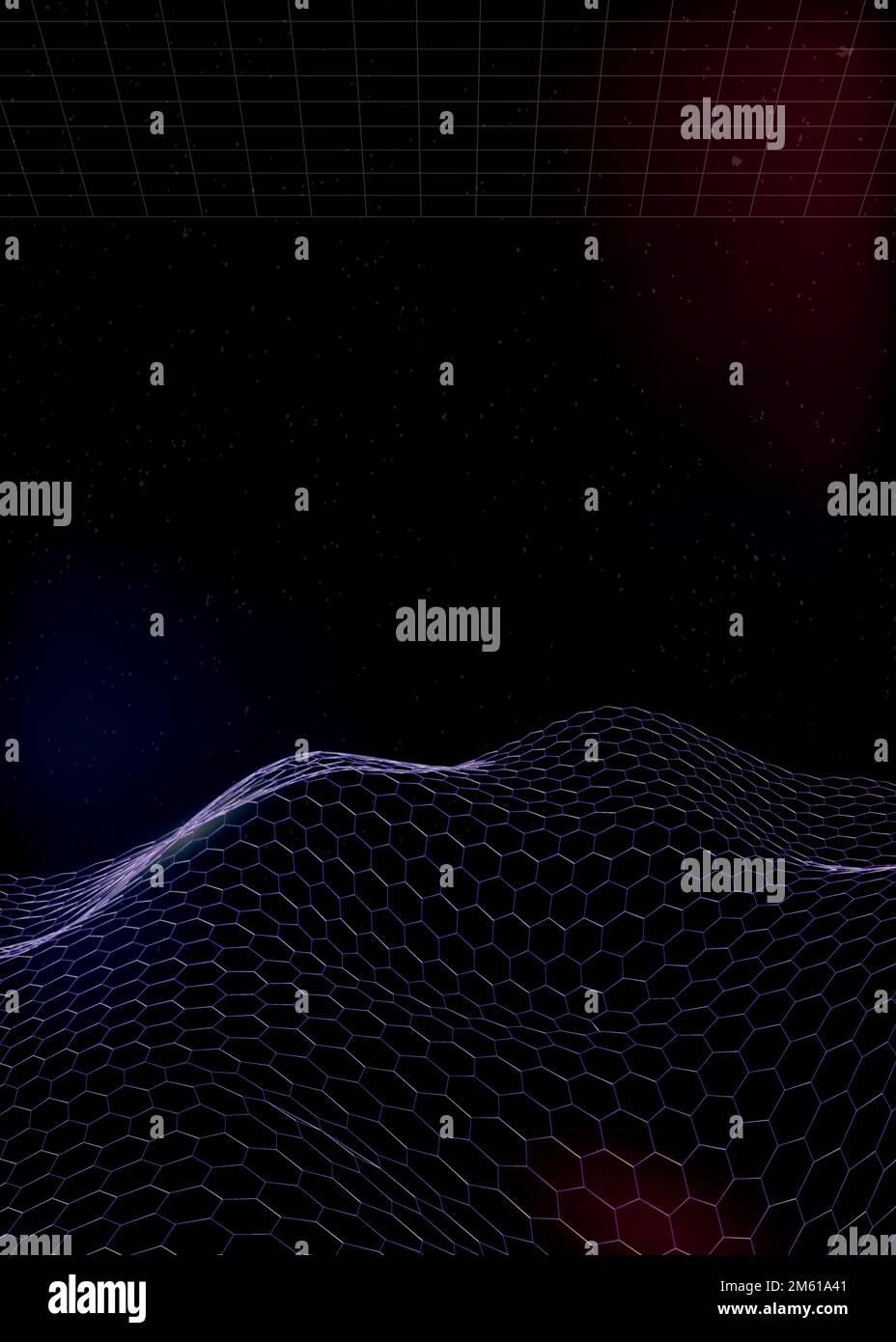 Purple 3D abstract wave pattern background vector Stock Vector Image ...