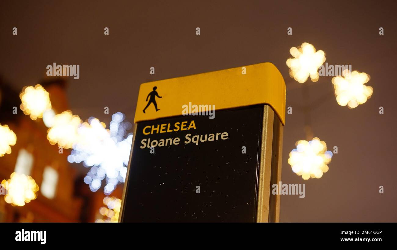 Sloane Square in London Chelsea Stock Photo