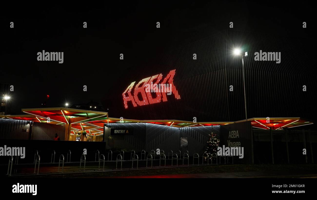 ABBA Arena in London the famous concert hall LONDON, UK DECEMBER