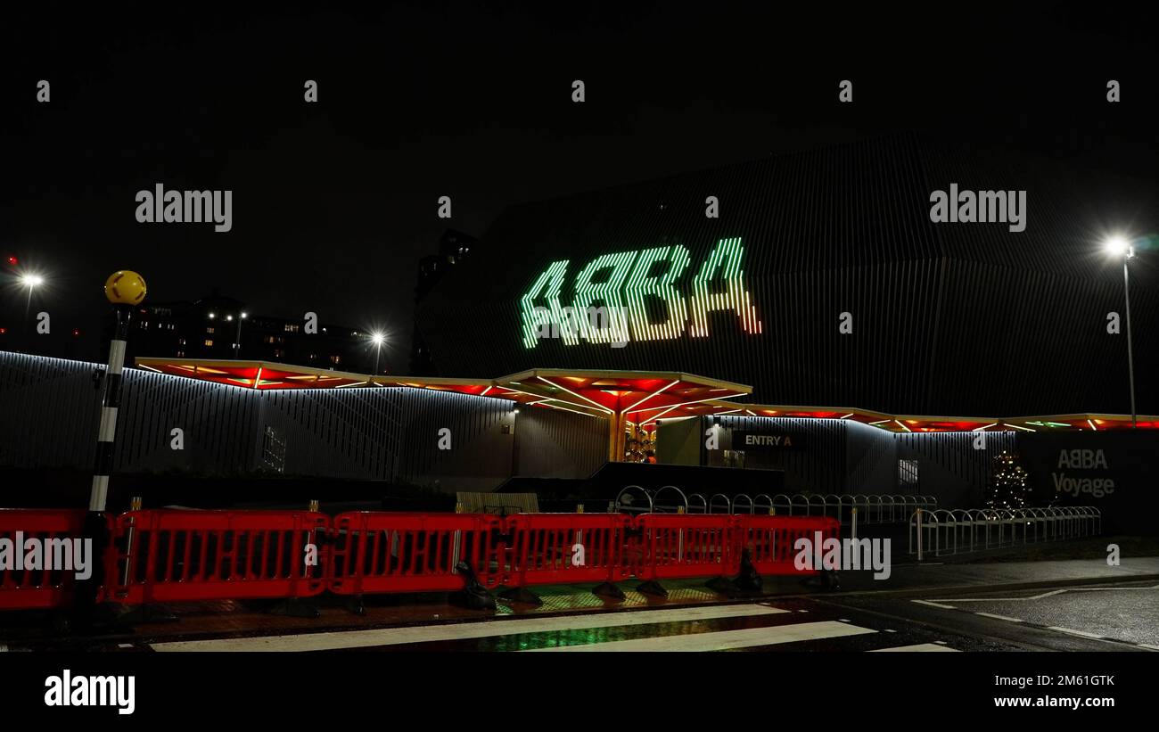 ABBA Arena in London the famous concert hall LONDON, UK DECEMBER