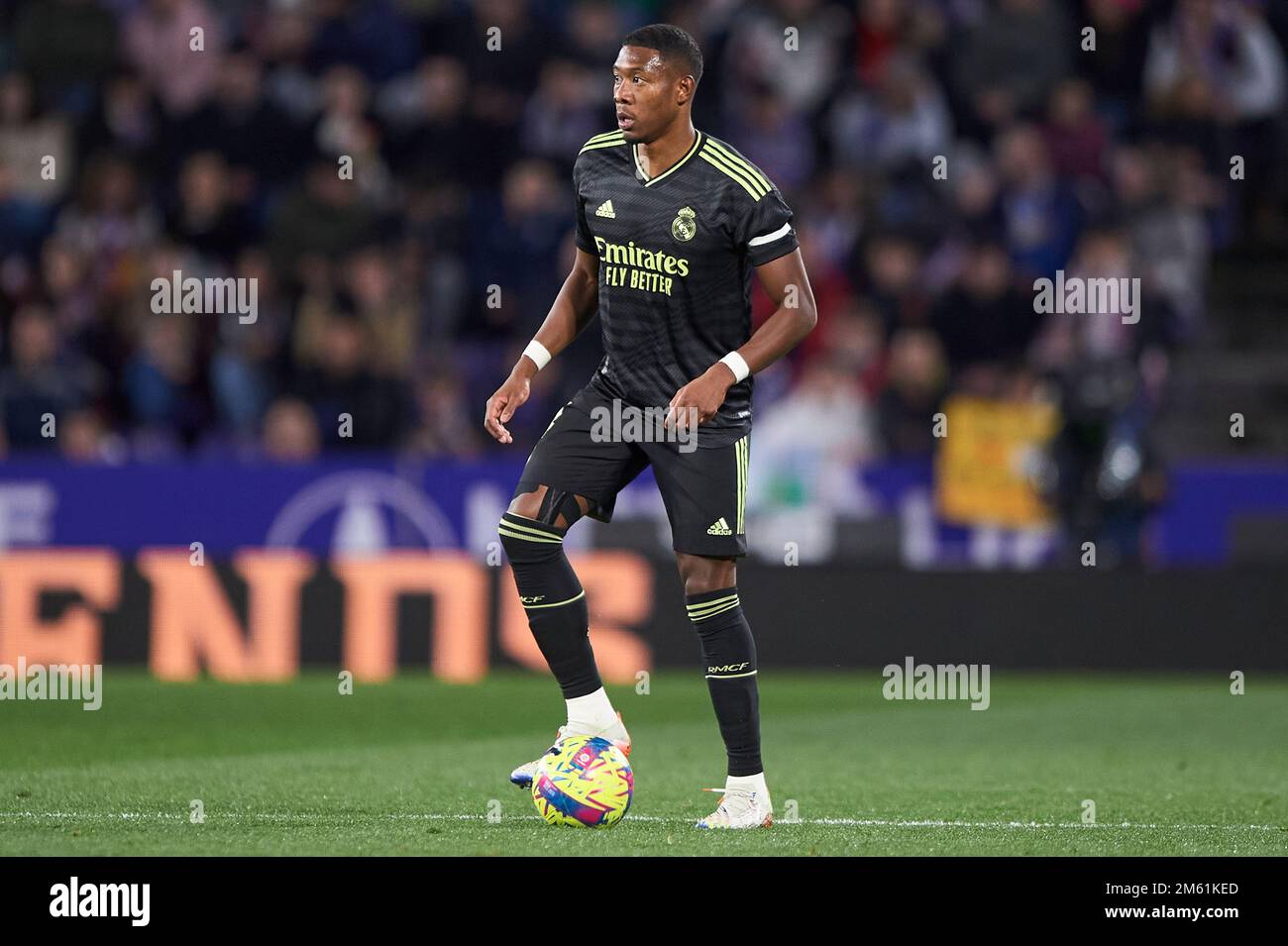 David Alaba of Real Madrid CF during the La Liga Santander match ...