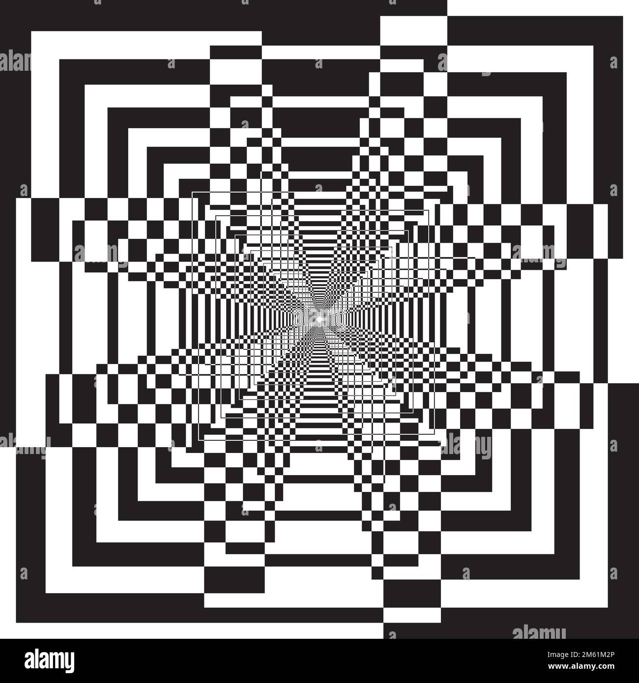 Abstract arabesque squares black steps project designer cut on ...