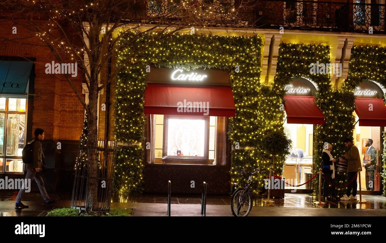 Cartier Store in London Chelsea LONDON UK DECEMBER 20 2022