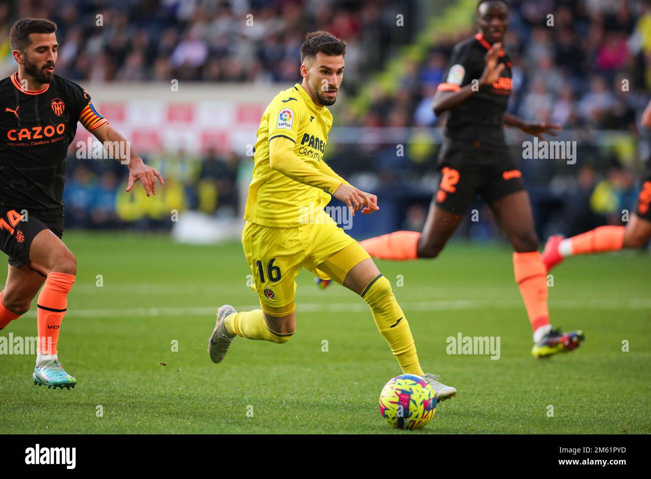 Goal Celebration Alex Baena of Villarreal CF, Alexander Sorloth of  Villarreal CF in action during the La Liga EA Sport Regular Season Round 3  on augus Stock Photo - Alamy