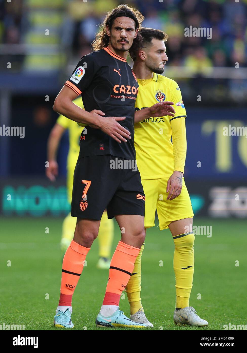 Goal Celebration Alex Baena of Villarreal CF, Alexander Sorloth of  Villarreal CF in action during the La Liga EA Sport Regular Season Round 3  on augus Stock Photo - Alamy