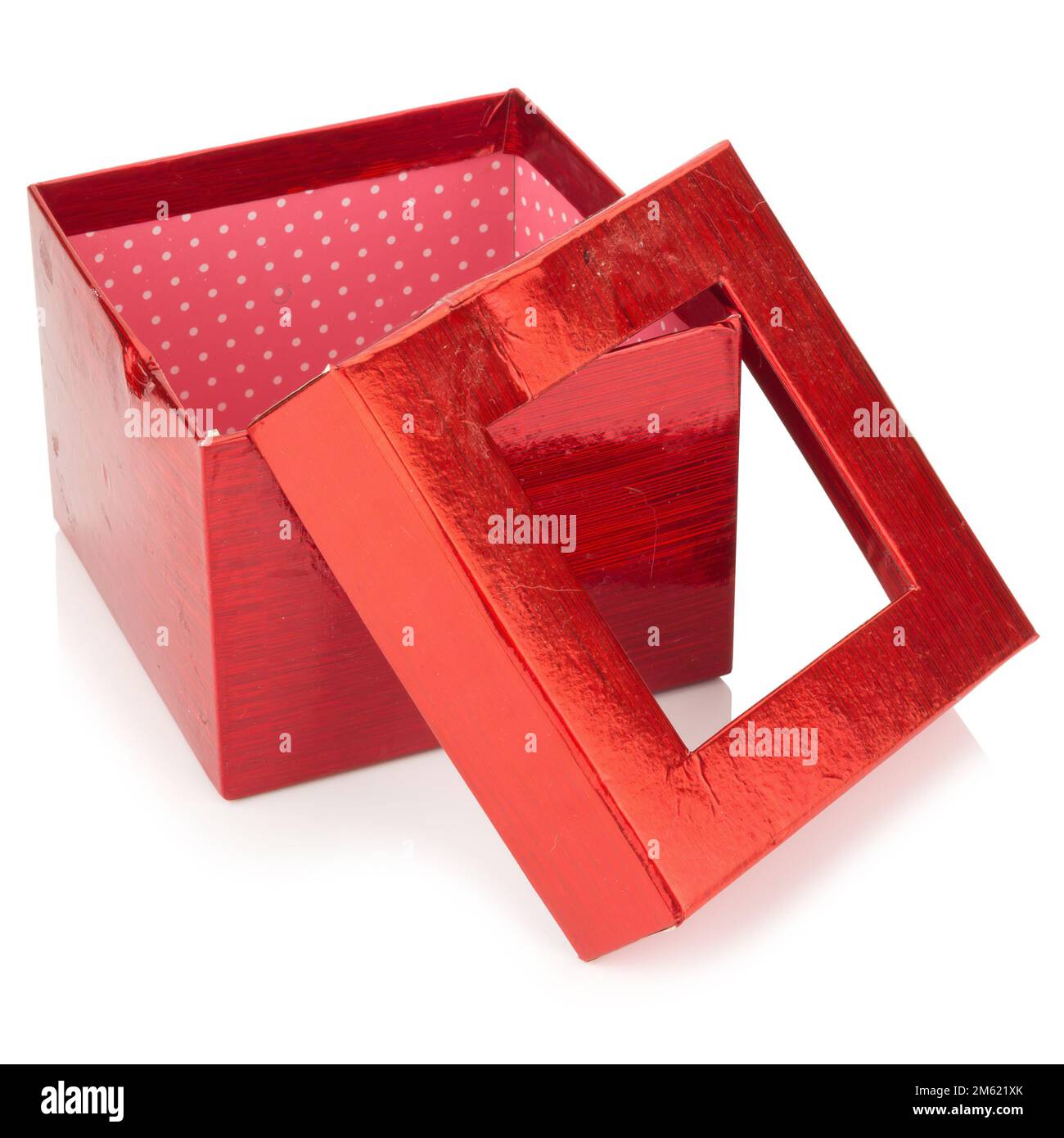 White box lid red hi-res stock photography and images - Alamy