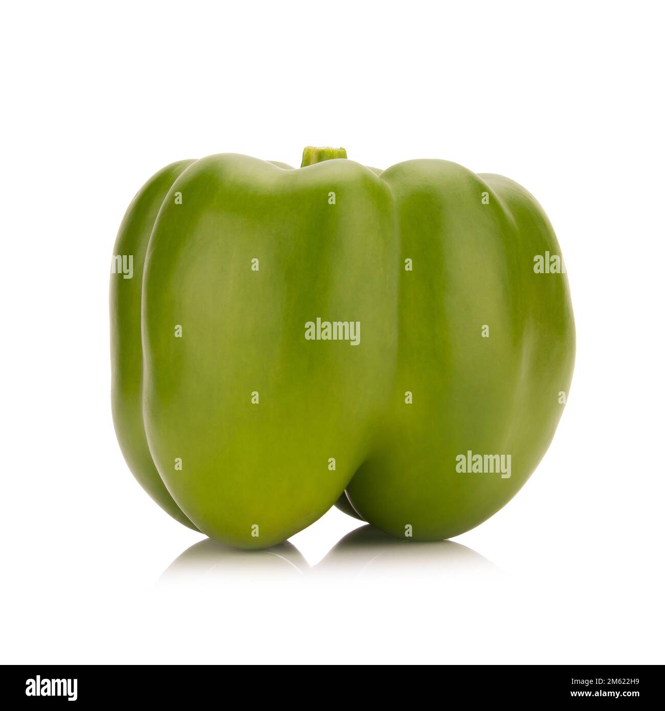 bell peppers isolated on white background Stock Photo - Alamy