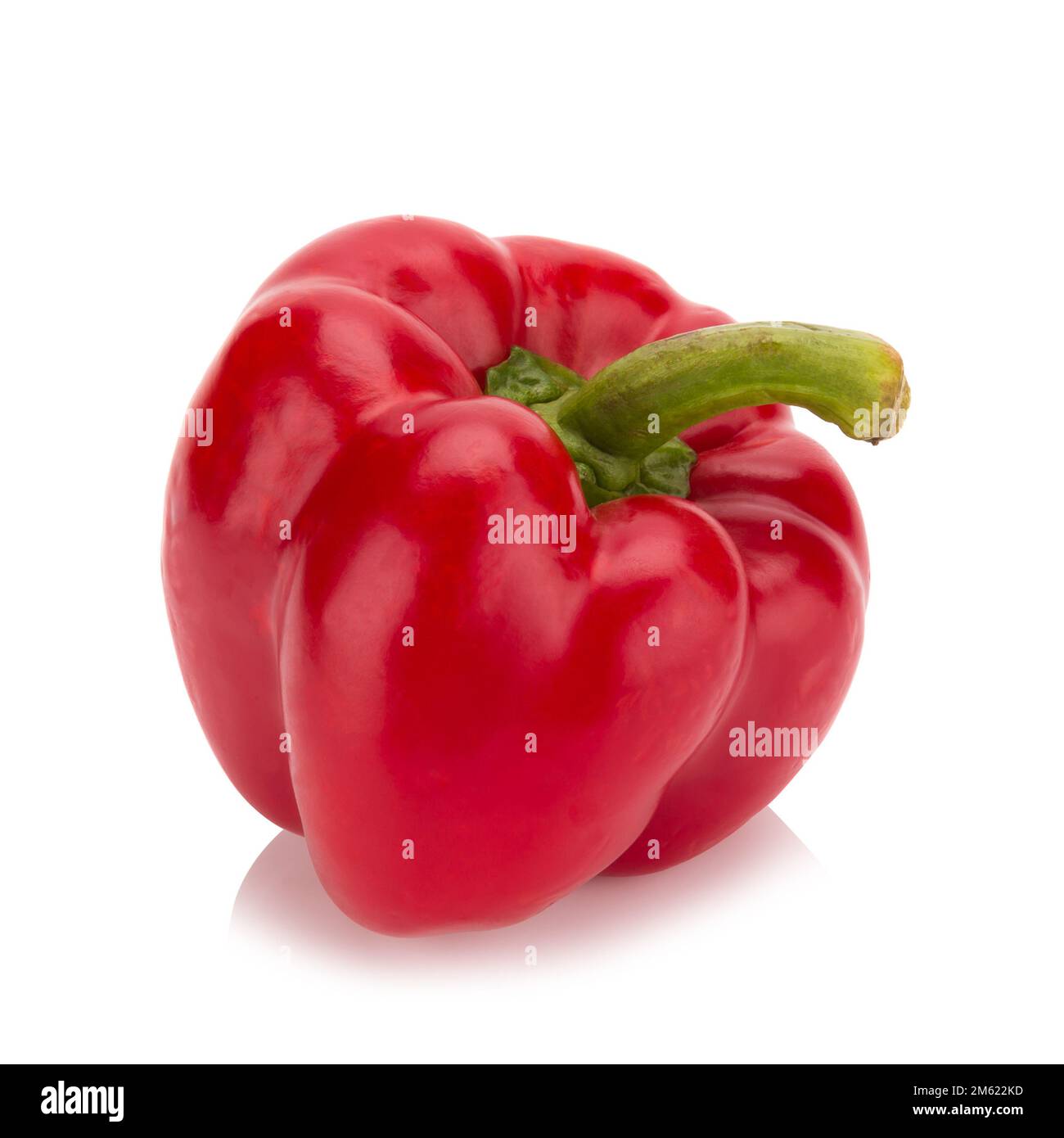 bell peppers isolated on white background Stock Photo - Alamy