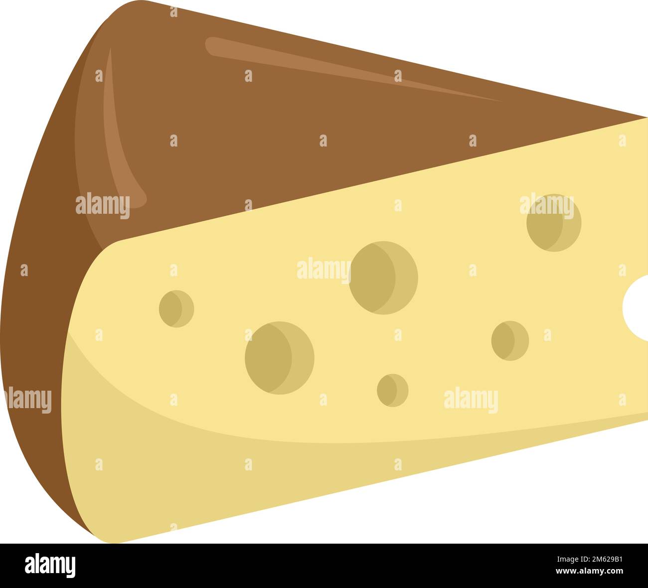 Cheese ricotta icon. Flat illustration of Cheese ricotta vector icon ...