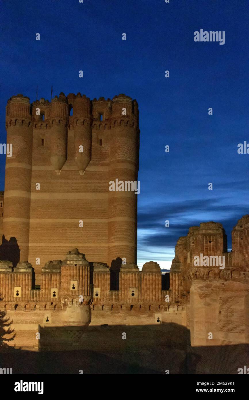 Castle of Coca, Coca, province of Segovia, Castile and Leon, Spain