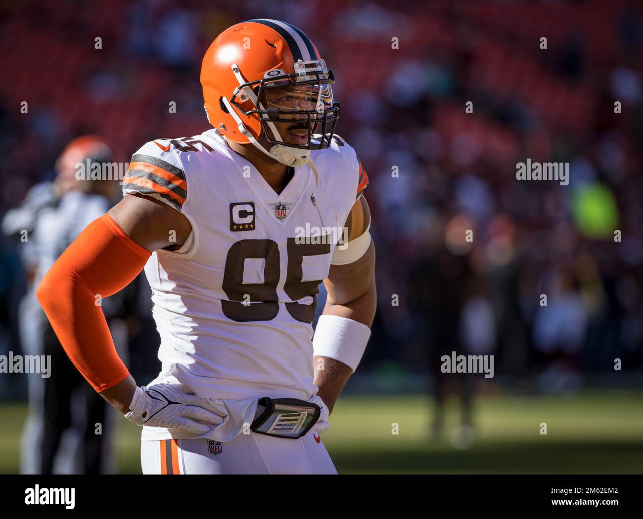 Myles Garrett: Cleveland Browns defensive end released from