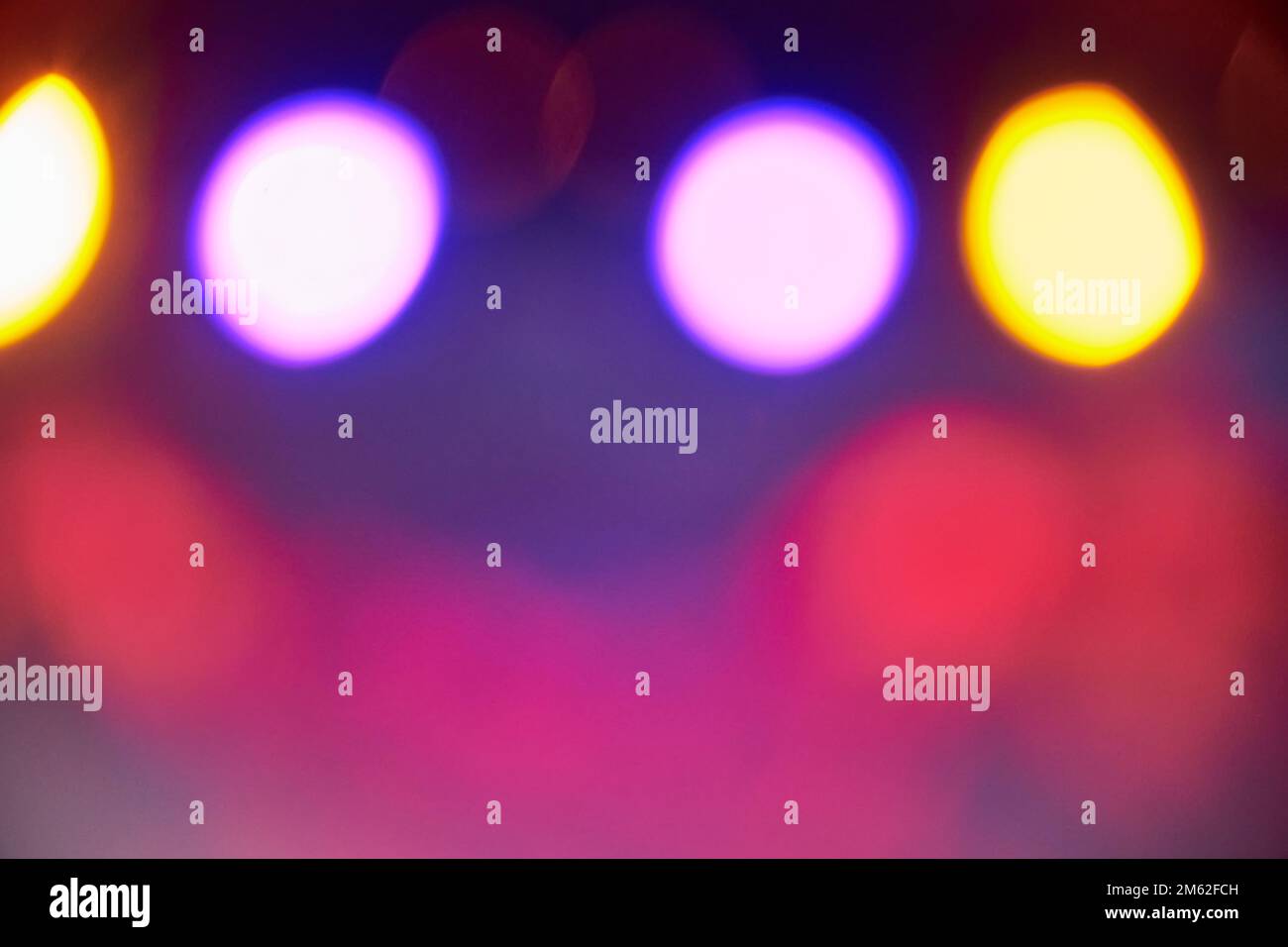 light leaks and defocused disco light Stock Photo