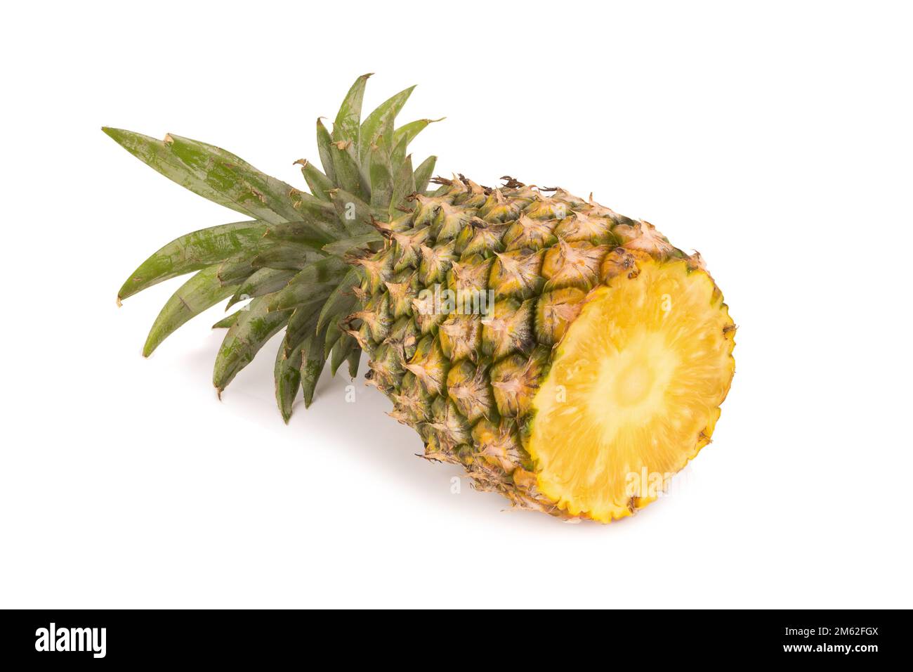 Pineapple isolated no white Background Stock Photo - Alamy