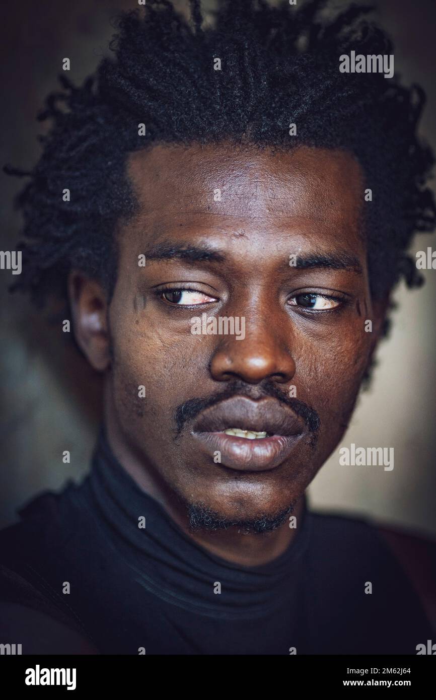 Portrait of contemporary dancer n Bamako , Mali, West Africa Stock
