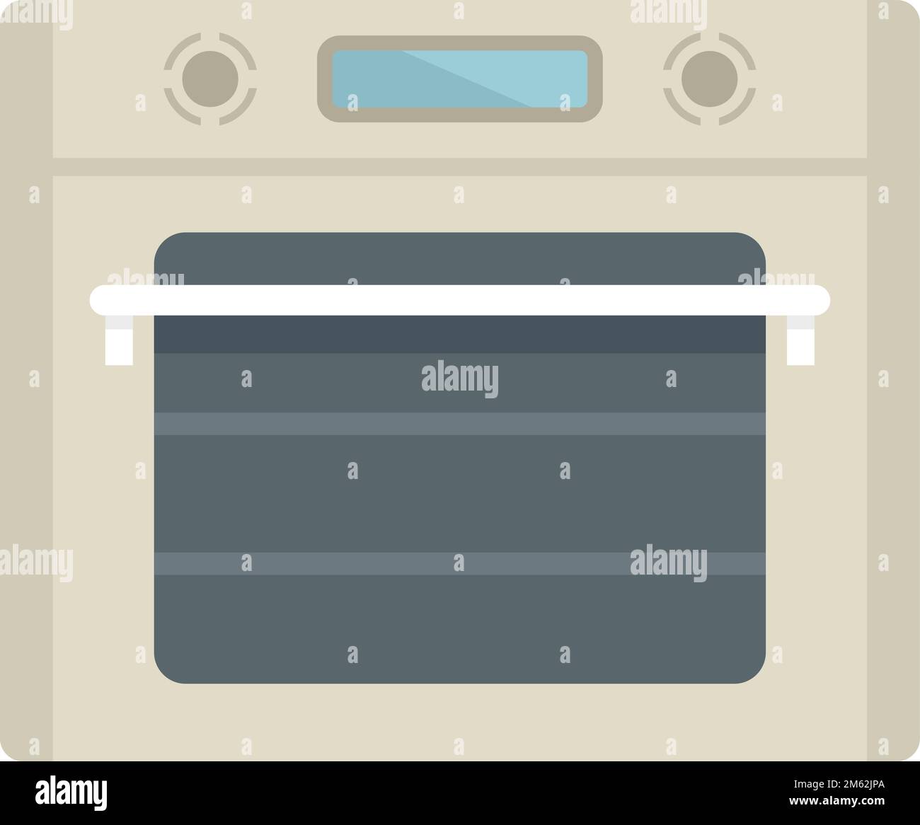 Cooking convection oven icon flat vector. Gas kitchen stove. Cooker