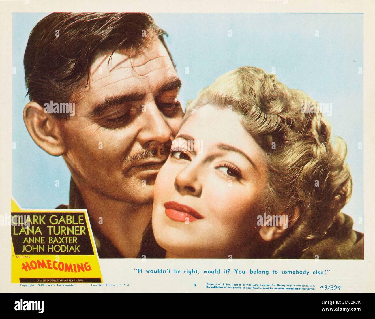 Clark gable and lana turner hi-res stock photography and images - Alamy