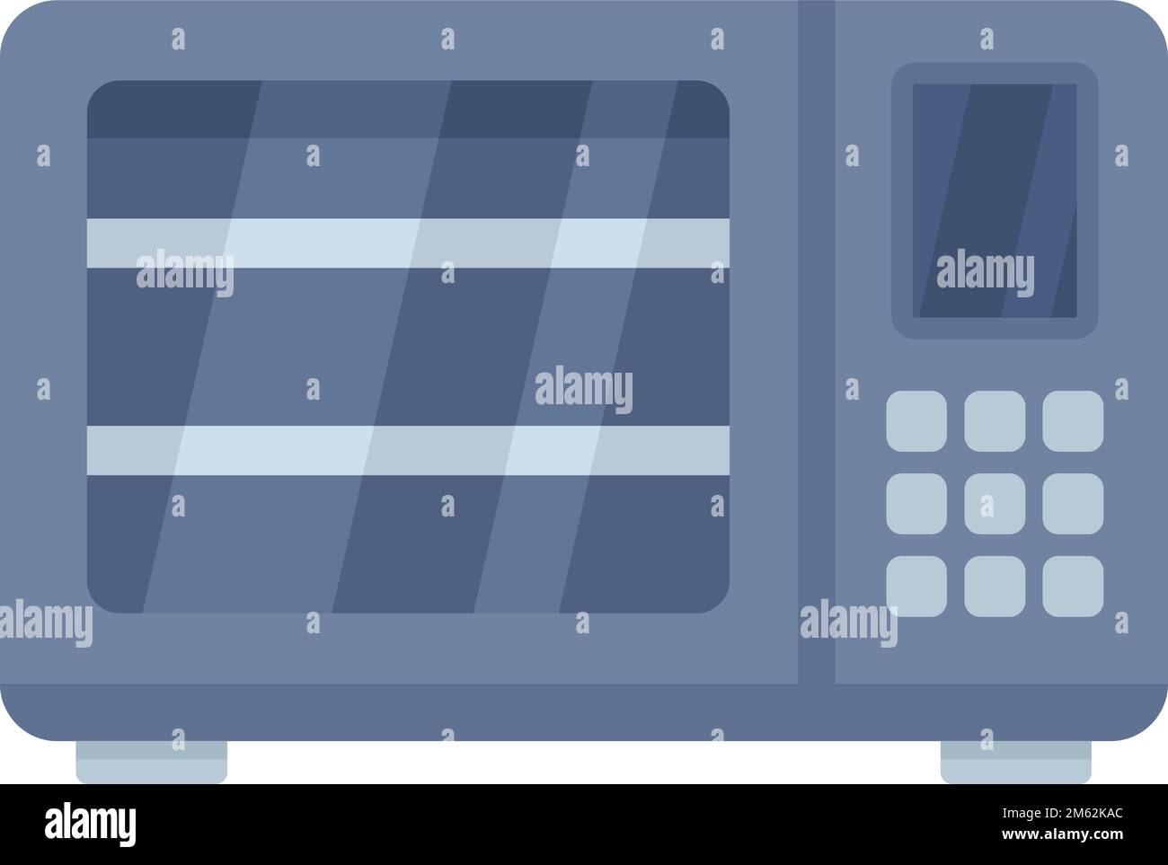Induction oven icon flat vector. Convection electric stove. Grill fan