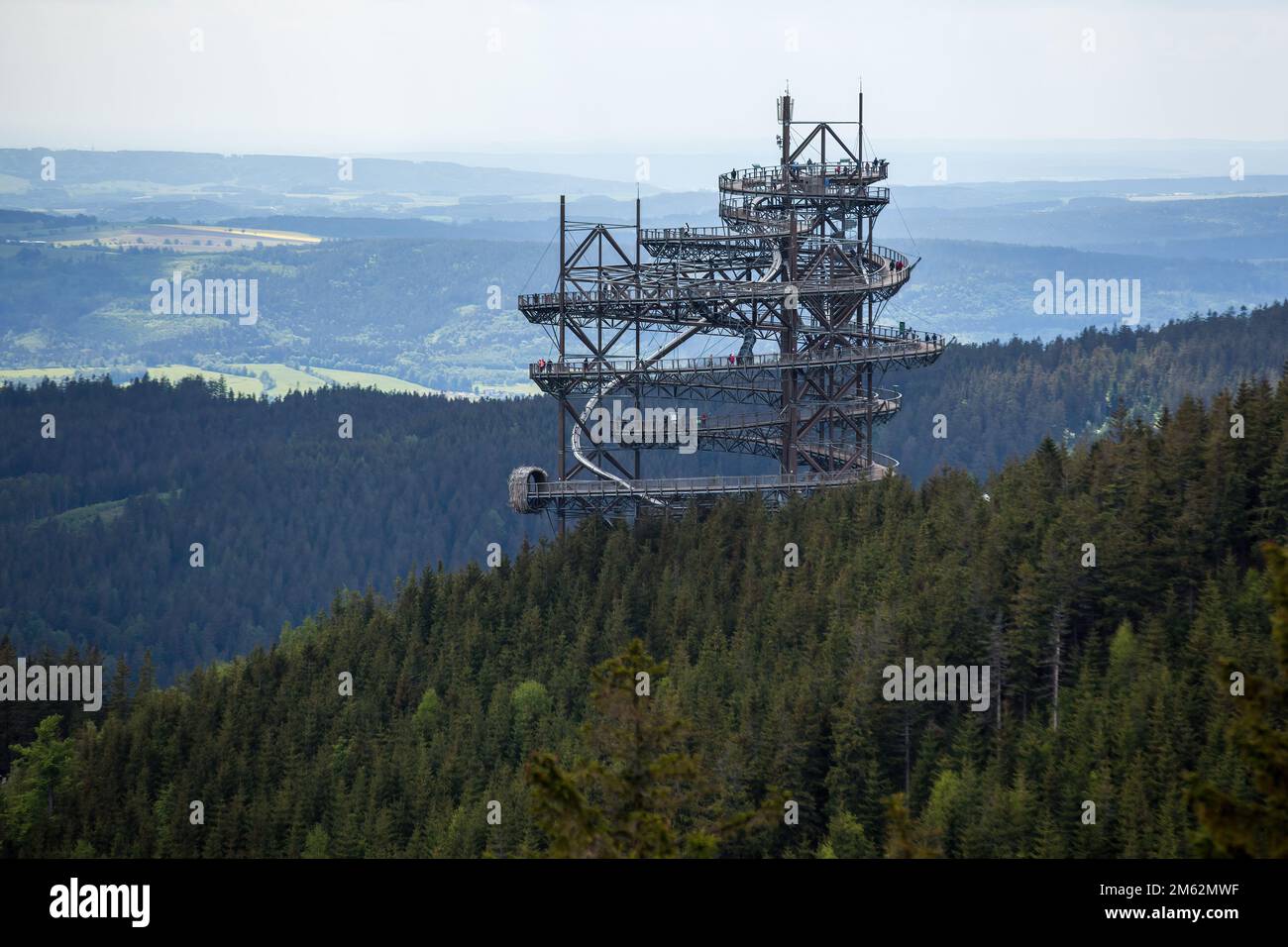 Dolni Morava, Czech Republic. 28th May, 2022. A view of the Sky Walk