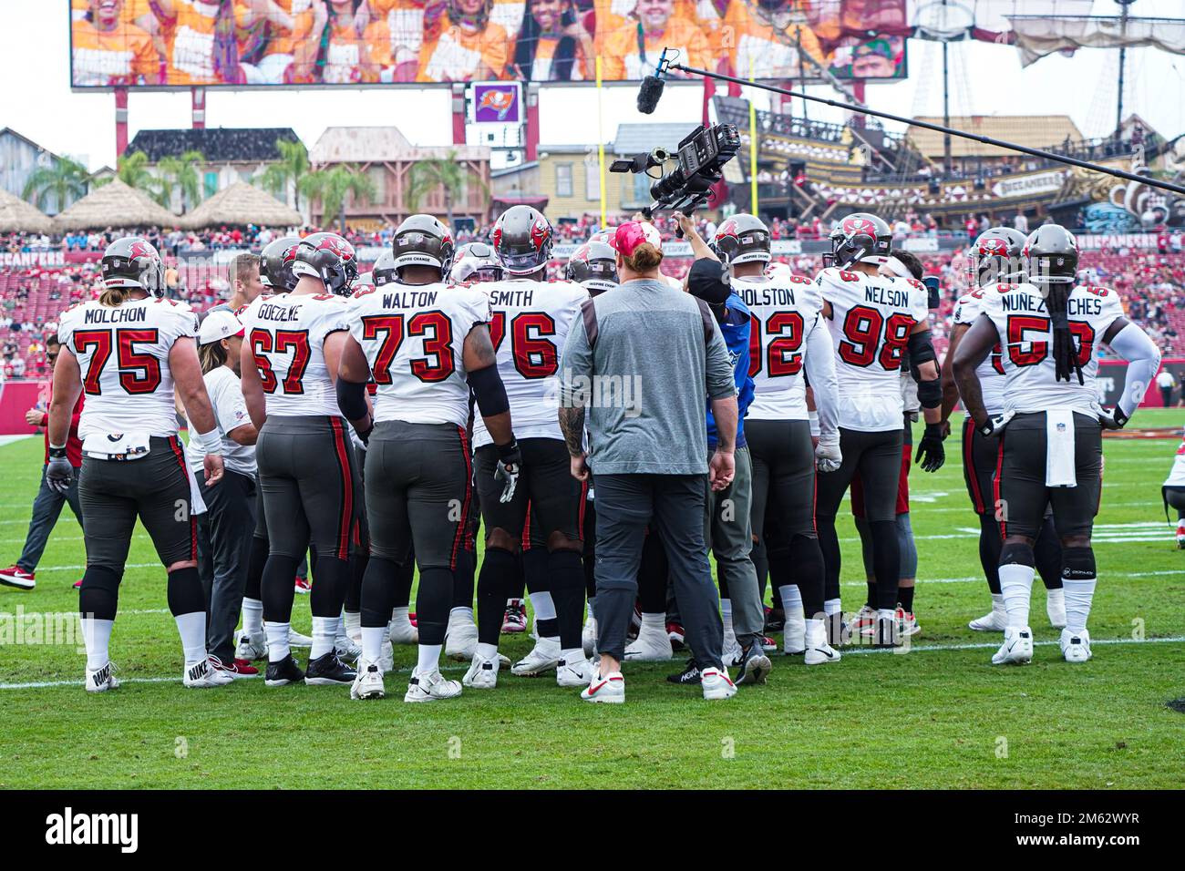 Tampa Bay, Florida, USA, January 1, 2023, Tampa Bay Buccaneers player Deven  Thompkins #83 at Raymond James Stadium. (Photo Credit: Marty Jean-Louis)  Credit: Marty Jean-Louis/Alamy Live News Stock Photo - Alamy