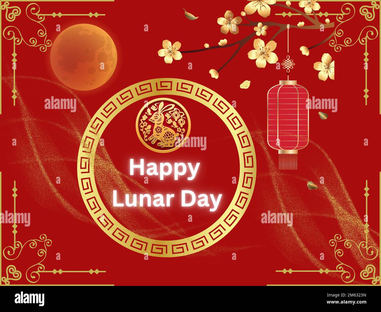 Happy Lunar New Year Day Chinese culture Stock Photo Alamy
