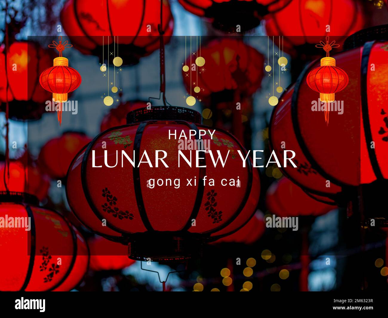 Happy Lunar New Year Day Chinese culture Stock Photo Alamy