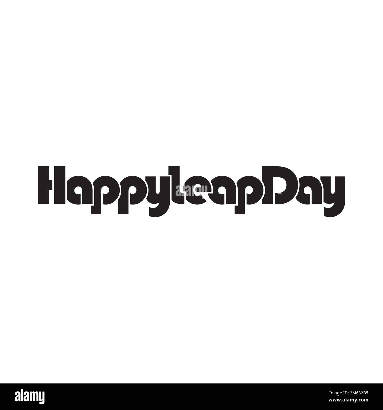 HAPPY YEARS DAY design vector isolated on white background. Stock Vector