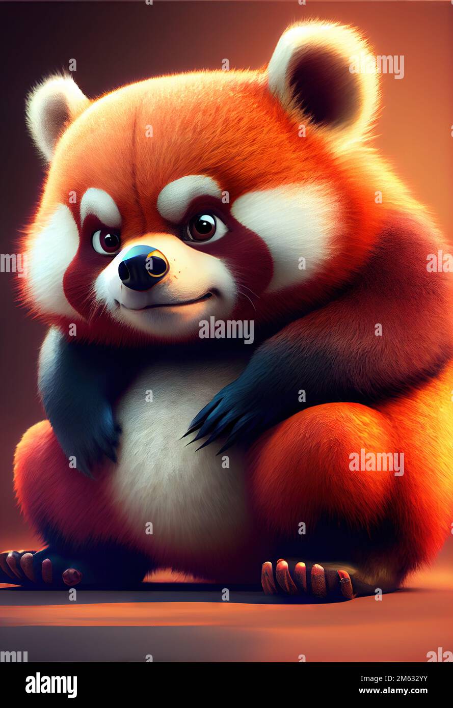 Giant Red Panda-- The red panda symbolizes compromise, patience, and gentleness. This fluffy creature was created by generative AI in his natural habi Stock Photo - Alamy Giant Red Panda-- The red panda symbolizes compromise, patience, and gentleness. This fluffy creature was created by generative AI in his natural habi Stock Photo - Alamy