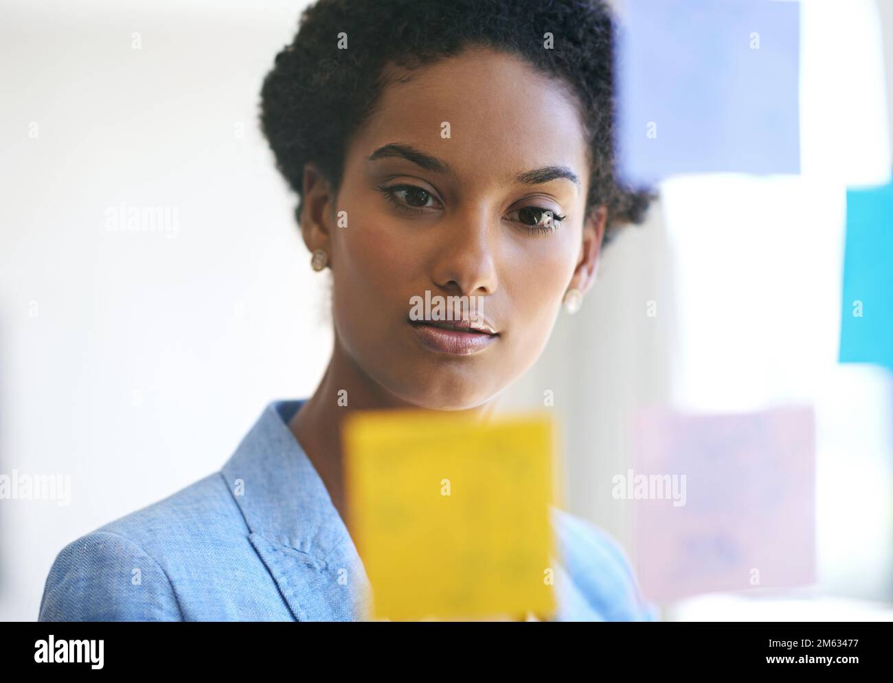 Where ideas are born. a female designer working in a creative office. Stock Photo