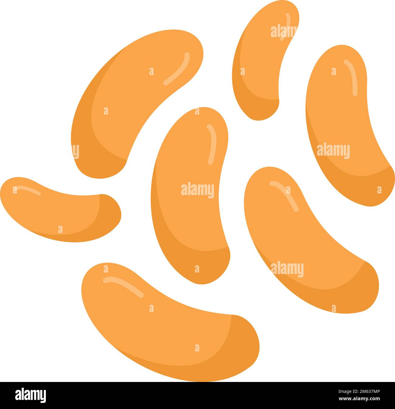 Bulgaricus probiotic icon flat vector. Good bifidobacterium. Gut bacteria isolated Stock Vector