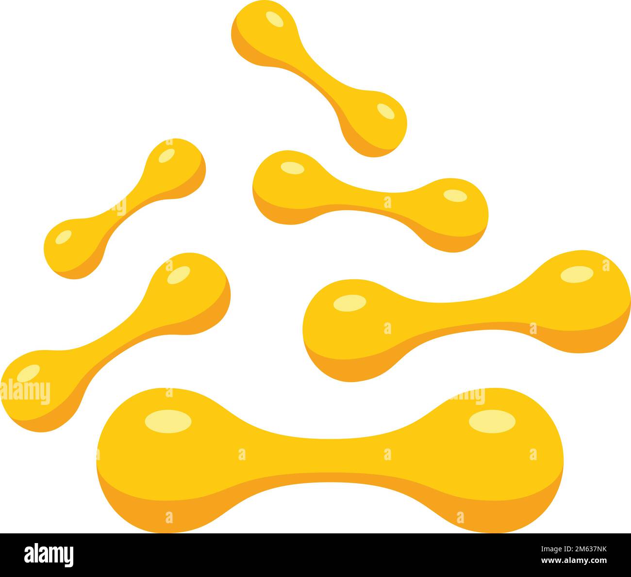 Lactic probiotic icon flat vector. Lactobacillus bacteria. Good microbe isolated Stock Vector