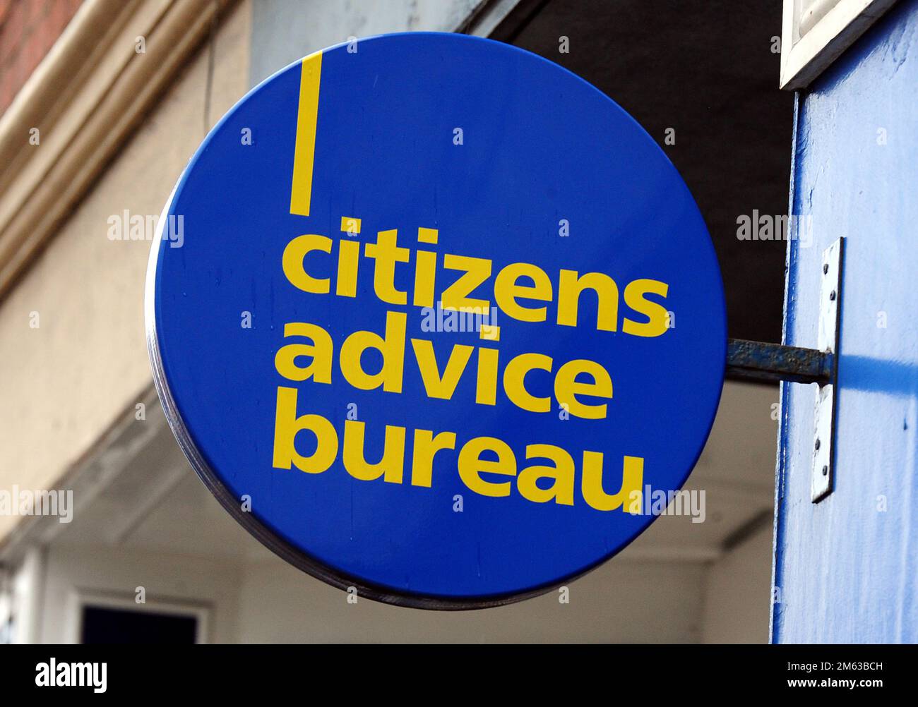 File photo dated 12/04/12 of a Citizens Advice Bureau sign. People are being forced to take increasingly desperate measures to get by during the cost-of-living crisis, Citizens Advice said. More than a third of UK adults would find it difficult or be unable to cover a £20 increase to their monthly outgoings, research suggests. Issue date: Monday January 2, 2023. Stock Photo