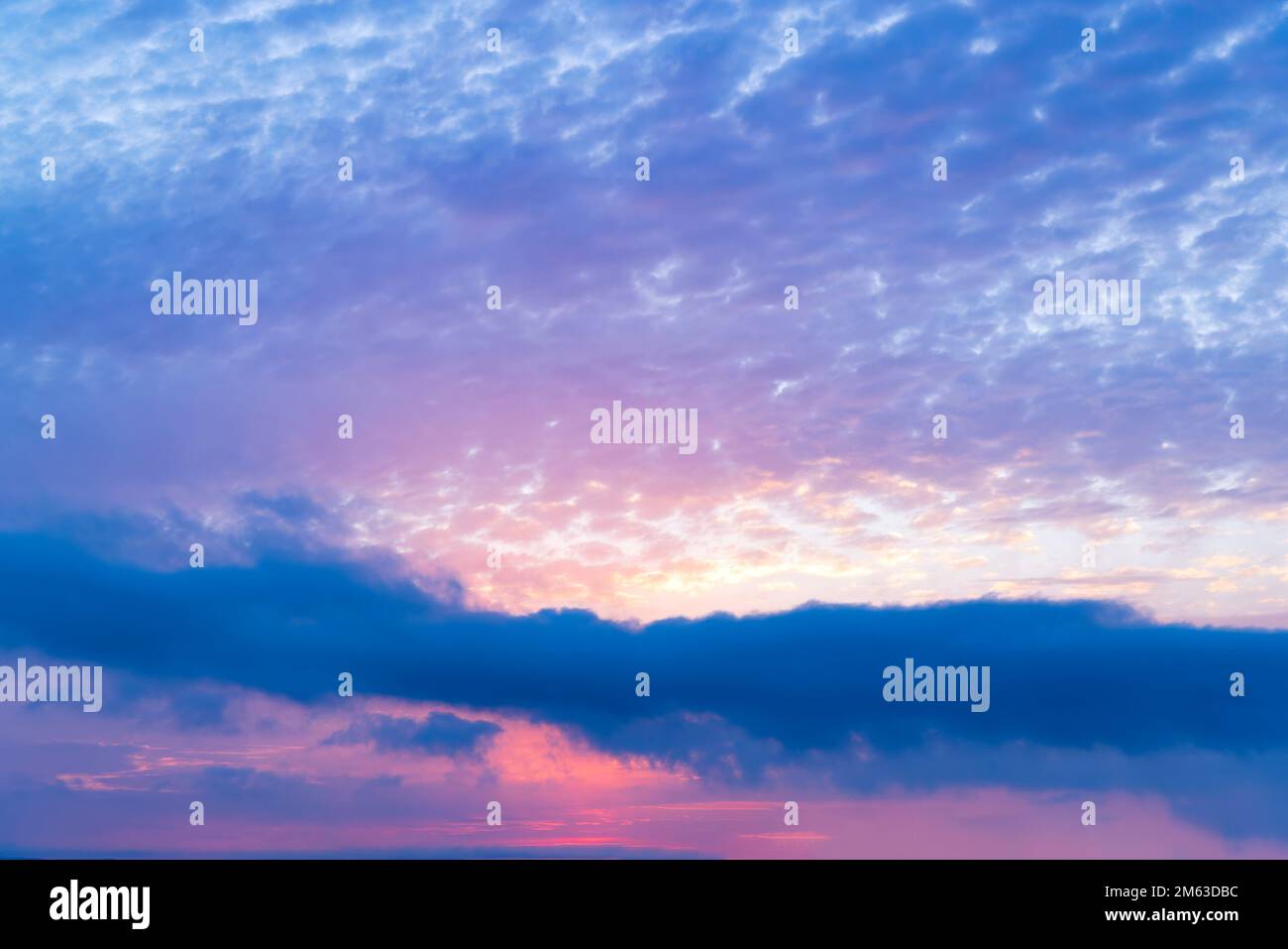 Beautiful sky with cloud before sunset Stock Photo Alamy