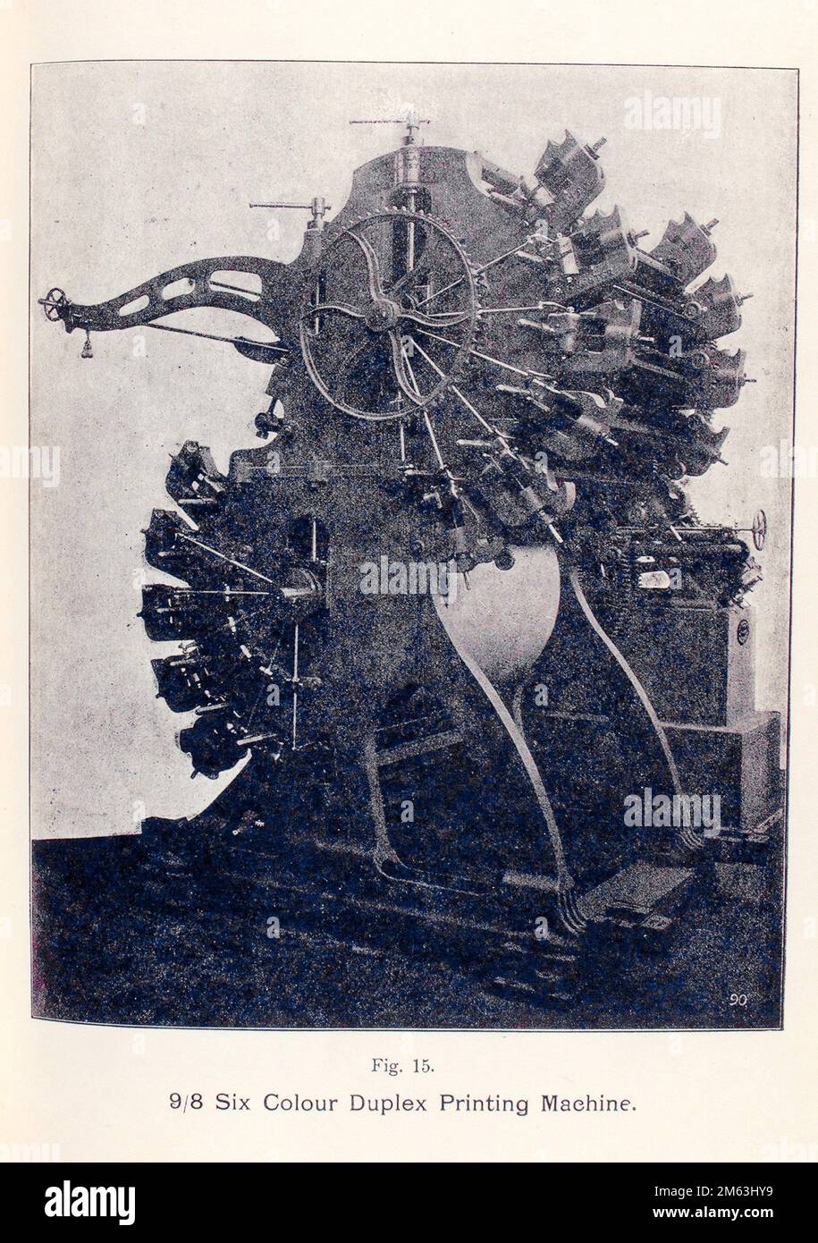 9/8 Six colour duplex printing machine. Additional title Six colour