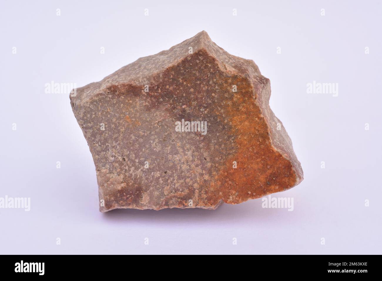 Quartzite is a metamorphic rock composed of quartz. This sample comes