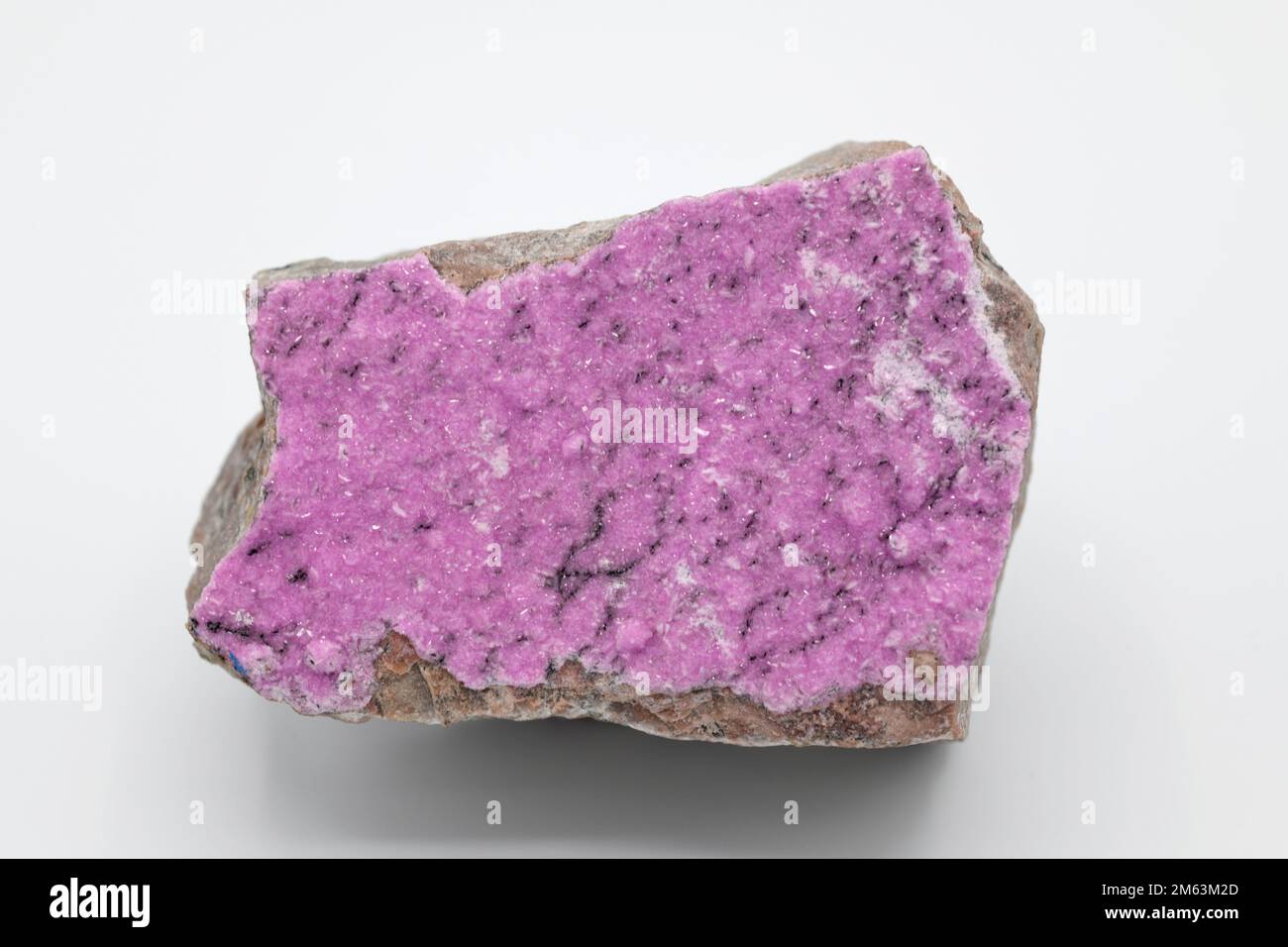 Cobaltite or cobaltocalcite is a variety of calcite rich on cobalt. This sample comes from China. Stock Photo