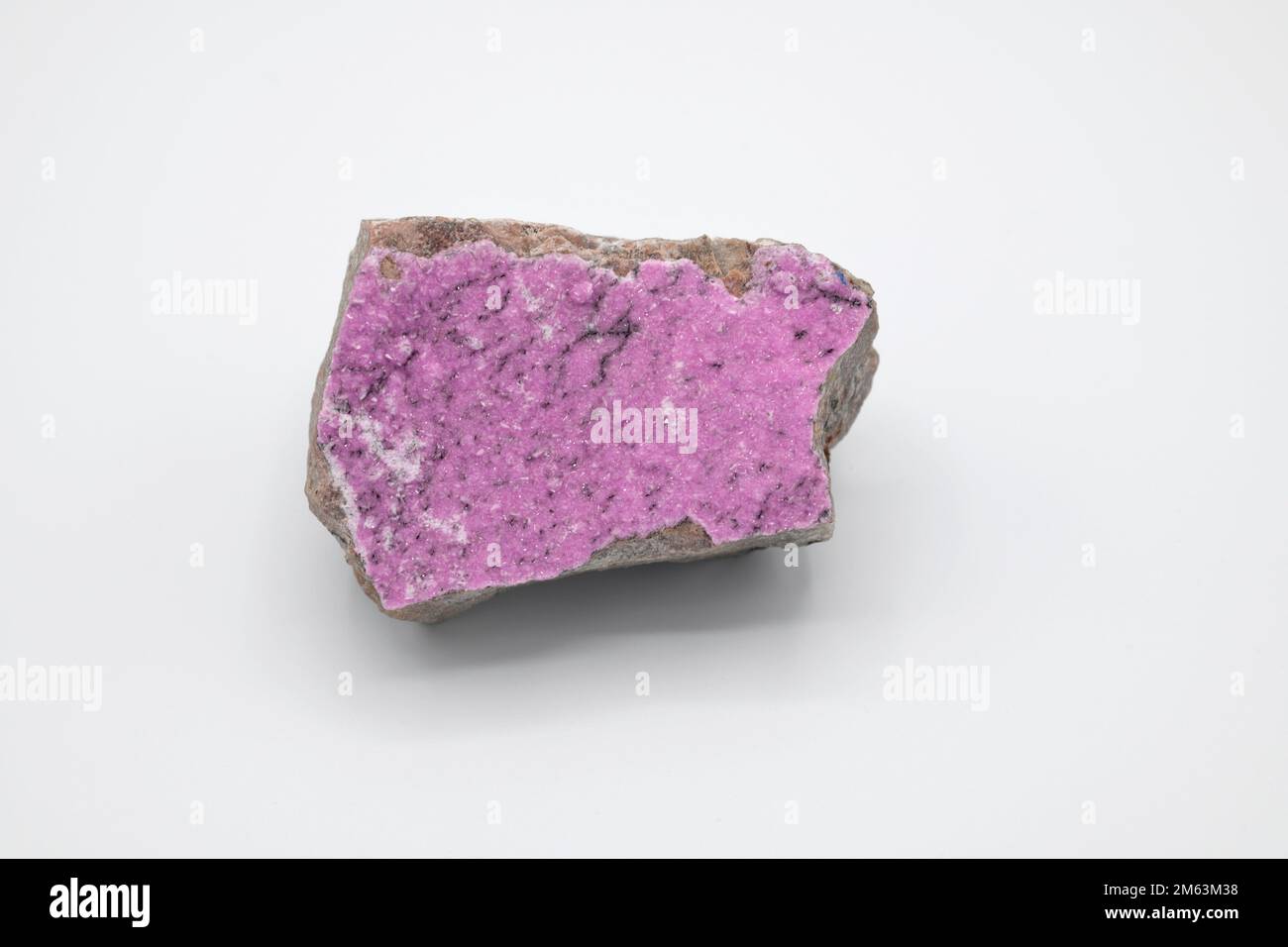 Cobaltite is a variety of calcite rich on cobalt. This sample comes from China. Stock Photo