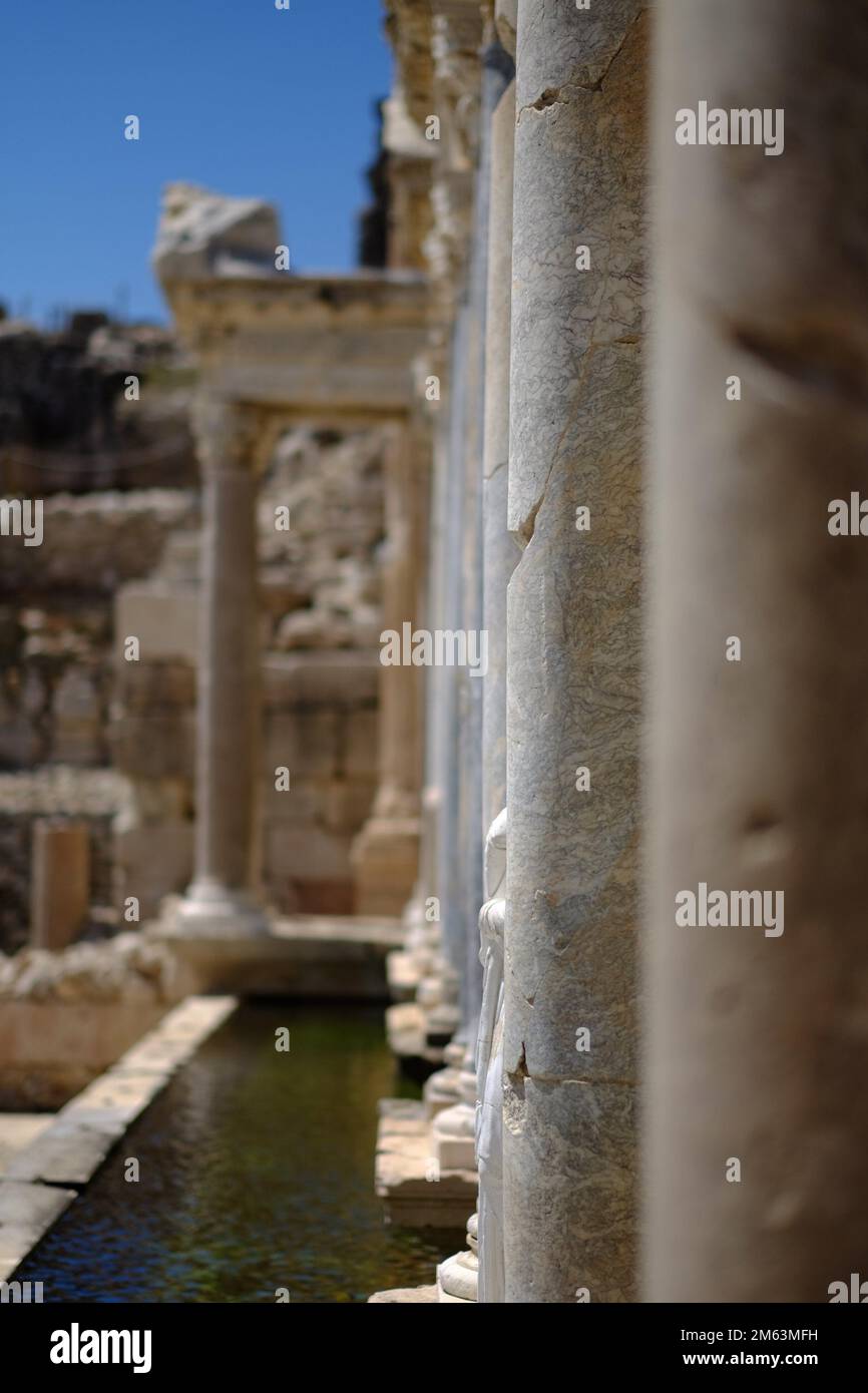 Sagalassos is an ancient city located in southwestern Turkey. It was once a prosperous city in the Roman Empire, with a population estimated at Stock Photo