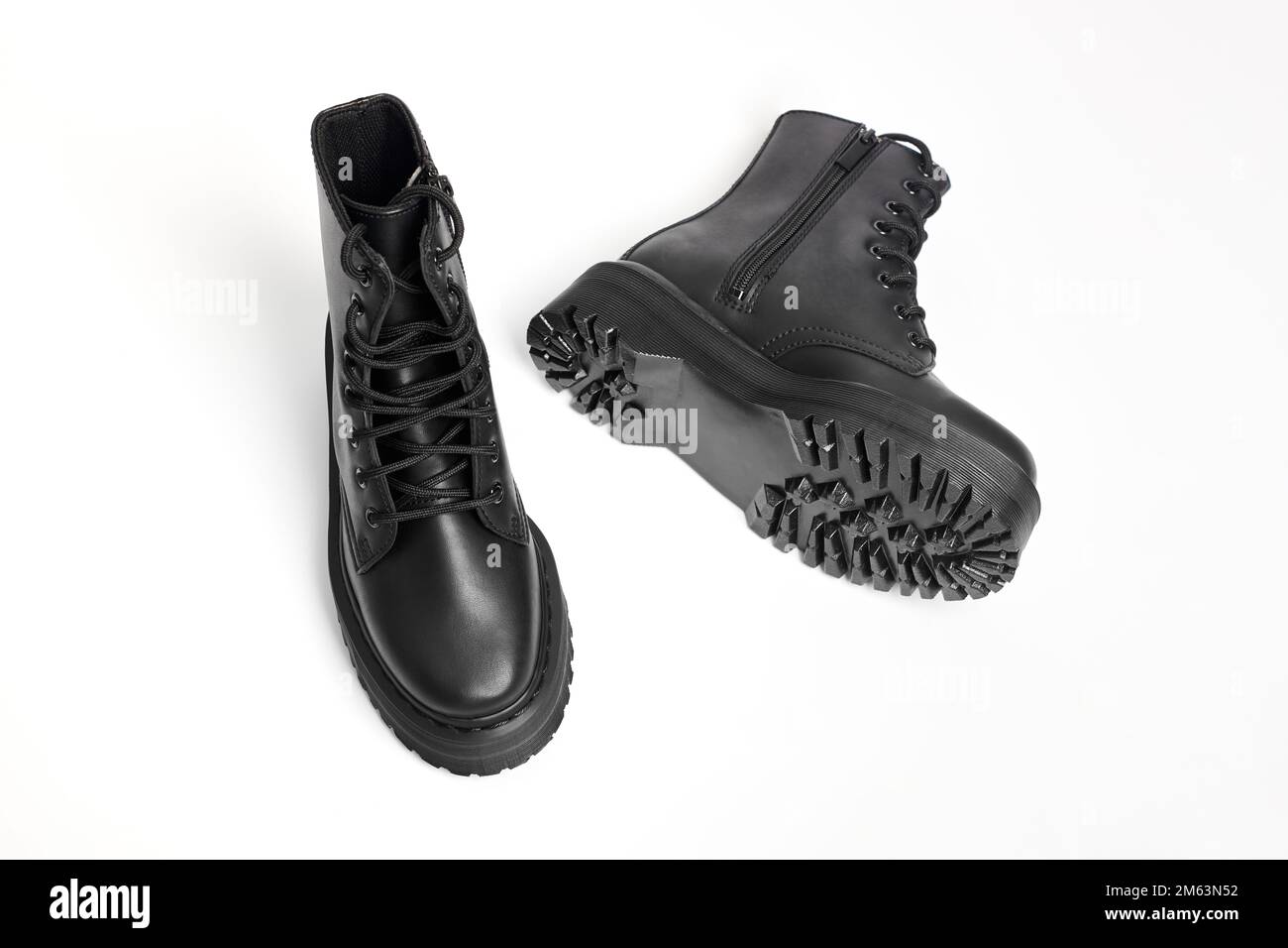 combat boots platform high heel