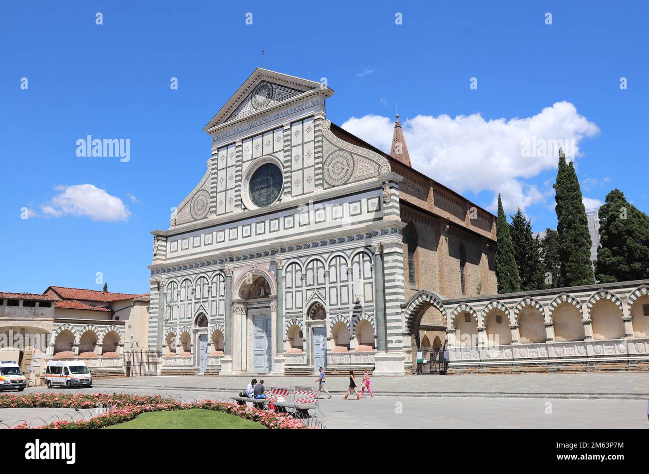 Florence church of Santa Maria Novella Stock Photo