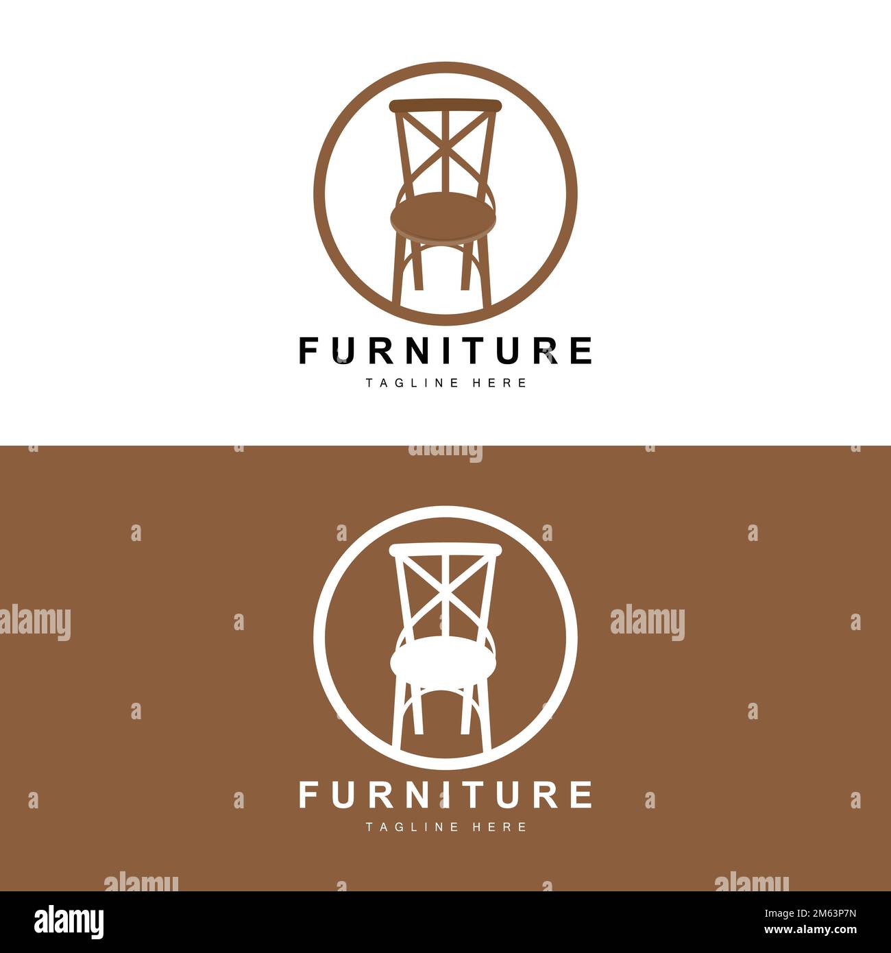 furniture logo, home furnishing design, room icon illustration, table