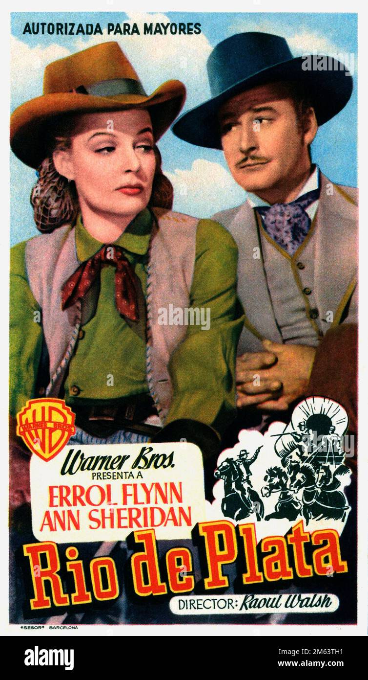 ERROL FLYNN in SILVER RIVER (1948), directed by RAOUL WALSH. Credit